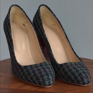 J.Crew Multicolor Tweed Pointed-Toe Heels – Size 7.5